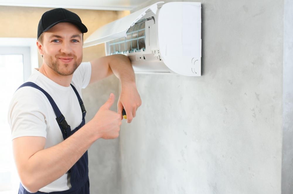vecteezy service man is cleaning repair and maintenance of air 695